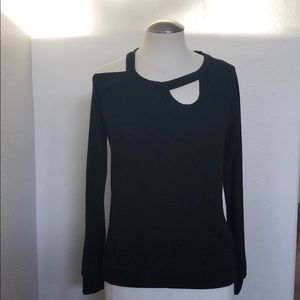 CHASER Love Knit super cozy L/S Cut Out Pullover